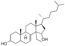 CAS 登录号：64153-52-2， 14-乙基胆甾-7-烯-3,15-二醇
