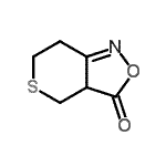 CAS#: 641628-19-5, 3a,4,6,7-Tetrahydro-3H-thiopyrano[4,3-c][1,2]oxazol-3-one
