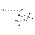 CAS 登录号：6418-78-6， 3-(己酰氧基)-4-(三甲基铵基)丁酸酯