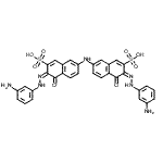 CAS 登录号：6420-39-9， (3E,3'E)-7,7'-亚氨基二{3-[(3-氨基苯基)亚肼基]-4-氧代-3,4-二氢-2-萘磺酸}