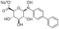 CAS#: 64201-63-4, 1-((1,1'-Biphenyl)-4-Ylhydroxyamino)-1-Deoxy-beta-D-Glucopyranuronic Acid Monosodium Salt
