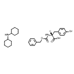 CAS#: 64205-13-6, N-[(Benzyloxy)carbonyl]-D-tyrosine - N-cyclohexylcyclohexanamine (1:1)