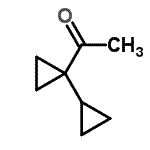 CAS 登录号：642075-05-6， 1-[1,1'-联(环丙基)-1-基]乙酮