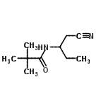 CAS 登录号：642087-56-7， N-(1-氰基-2-丁炔基)-2,2-二甲基丙酰胺