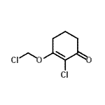 CAS#: 642087-96-5, 2-Chloro-3-(chloromethoxy)-2-cyclohexen-1-one