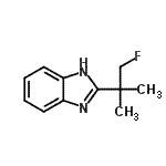 CAS#: 64241-73-2, 2-(1-Fluoro-2-methyl-2-propanyl)-1H-benzimidazole