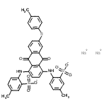CAS#: 6425-06-5, Disodium 2,2'-({6-[(4-Methylphenyl)Sulfanyl]-9,10-Dioxo-9,10-Dihydroanthracene-1,4-Diyl}Diimino)Bis(5-Methylbenzenesulfonate)
