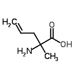 CAS#: 64298-91-5, 2-Amino-2-methyl-4-pentenoic acid