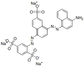 CAS#: 64346-74-3, Trisodium 2-[[4-[(4-Amino-1-Naphthyl)Azo]-6-Sulphonato-1-Naphthyl]Azo]Benzene-1,4-Disulphonate
