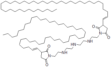 CAS#: 64365-62-4, 1-[2-[[2-[[2-[[2-[2,5-Dioxo-3-(Tetracontenyl)-1-Pyrrolidinyl]Ethyl]Amino]Ethyl]Amino]Ethyl]Amino]Ethyl]-3-(Dotetracontenyl)Pyrrolidine-2,5-Dione