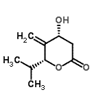 CAS#: 643755-75-3, (4R,6R)-4-Hydroxy-6-isopropyl-5-methylenetetrahydro-2H-pyran-2-one