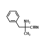CAS 登录号：64384-47-0， 2-氨基-2-甲基-3-苯基丙腈