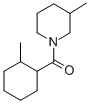 CAS 登录号：64387-78-6， 3-甲基-1-[(2-甲基环己基)羰基]哌啶
