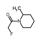 CAS 登录号：6442-79-1， 2-氟-1-(2-甲基-1-哌啶基)乙酮