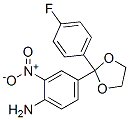 CAS 登录号：64420-30-0， 4-[2-(4-氟苯基)-1,3-二氧戊环-2-基]-2-硝基苯胺