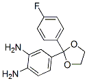 CAS 登录号：64420-52-6， 4-[2-(4-氟苯基)-1,3-二氧戊环-2-基]苯-1,2-二胺