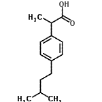 CAS 登录号：64451-77-0， 2-[4-(3-甲基丁基)苯基]丙酸