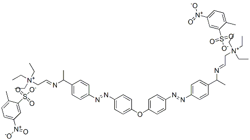 CAS#: 64490-86-4, 2,2'-[Oxybis[p-Phenyleneazo-p-Phenylene(Ethylimino)]]Bis[Tetraethylammonium] Bis(4-Nitrotoluene-2-Sulphonate)