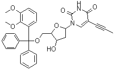CAS#: 644962-74-3, 1-{2-Deoxy-5-O-[(2,3-dimethoxyphenyl)(diphenyl)methyl]pentofuranosyl}-5-(1-propyn-1-yl)-2,4(1H,3H)-pyrimidinedione