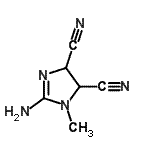 CAS#: 644996-56-5, 2-Amino-1-methyl-4,5-dihydro-1H-imidazole-4,5-dicarbonitrile
