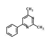 CAS#: 64571-30-8, 2,4-Dimethyl-6-phenylpyrimidine