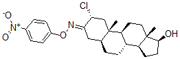 CAS#: 64584-59-4, 2alpha-Chloro-17beta-Hydroxy-5alpha-Androstan-3-One O-(4-Nitrophenyl)Oxime