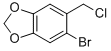 CAS 登录号：64603-67-4， 5-溴-6-(氯甲基)-1,3-苯并二氧戊环