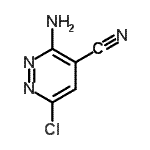 CAS#: 64613-52-1, 3-Amino-6-chloro-4-pyridazinecarbonitrile