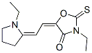 CAS#: 64617-11-4, 3-Ethyl-5-[(1-Ethyl-2-Pyrrolidinylidene)Ethylidene]-2-Thioxooxazolidin-4-One