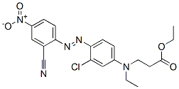 CAS 登录号：6464-90-0， N-[3-氯-4-[(2-氰基-4-硝基苯基)偶氮]苯基]-N-乙基-beta-丙氨酸乙酯