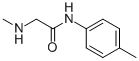 CAS 登录号：64642-17-7， 2-(甲基氨基)-N-(4-甲基苯基)乙酰胺盐酸盐