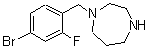 CAS#: 646455-62-1, 1-(4-Bromo-2-fluorobenzyl)-1,4-diazepane