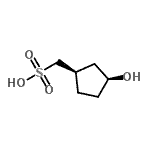 CAS#: 64646-22-6, [(1R,3S)-3-Hydroxycyclopentyl]methanesulfonic acid