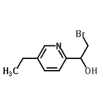 CAS#: 646519-81-5, 2-Bromo-1-(5-ethyl-2-pyridinyl)ethanol