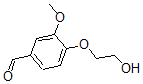 CAS 登录号：64673-04-7， 4-(2-羟基乙氧基)-3-甲氧基-苯甲醛