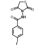 CAS#: 646990-01-4, N-(2,4-Dioxo-1,3-thiazolidin-3-yl)-4-fluorobenzamide