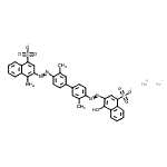 CAS 登录号：6470-45-7， 二钠4-氨基-3-({4'-[(1-羟基-4-磺酸-2-萘基)偶氮]-3,3'-二甲基-4-联苯基}偶氮)-1-萘磺酸酯