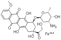 CAS 登录号：64719-39-7， 三铁阿霉素