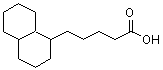 CAS#: 64766-86-5, 5-(Decahydro-1-naphthalenyl)pentanoic acid