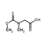 CAS#: 6477-96-9, N-(Methoxycarbonothioyl)-N-Methylglycine