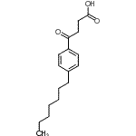 CAS#: 64779-09-5, 4-(4-Heptylphenyl)-4-oxobutanoic acid
