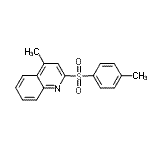 CAS 登录号：64789-03-3， 4-甲基-2-[(4-甲基苯基)磺酰基]喹啉