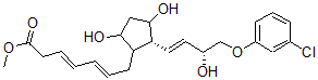 CAS#: 64812-79-9, (3E,5E)-7-[(1R)-2beta-[(E,R)-4-(3-Chlorophenoxy)-3-Hydroxy-1-Butenyl]-3alpha,5alpha-Dihydroxycyclopentan-1alpha-Yl]-3,5-Heptadienoic Acid Methyl Ester