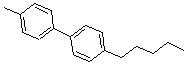 CAS 登录号：64835-63-8， 4-甲基-4'-戊基-1,1'-联苯