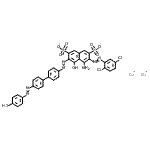 CAS 登录号：6486-55-1， 二钠4-氨基-3-[(2,5-二氯苯基)偶氮]-5-羟基-6-({4'-[(4-羟基苯基)偶氮]-4-联苯基}偶氮)-2,7-萘二磺酸酯