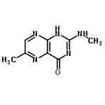 CAS#: 64882-33-3, 6-Methyl-2-(methylamino)-4(1H)-pteridinone