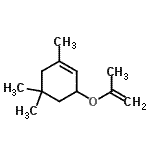CAS 登录号：648857-93-6， 3-(异丙烯基氧基)-1,5,5-三甲基环己烯