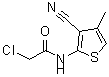 CAS#: 648859-02-3, 2-Chloro-N-(3-cyano-4-methyl-2-thienyl)acetamide