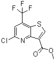 CAS 登录号：648859-81-8， 5-氯-7-(三氟甲基)噻吩并[3,2-b]吡啶-3-羧酸甲酯