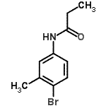CAS 登录号：64890-68-2， N-(4-溴-3-甲基苯基)丙酰胺